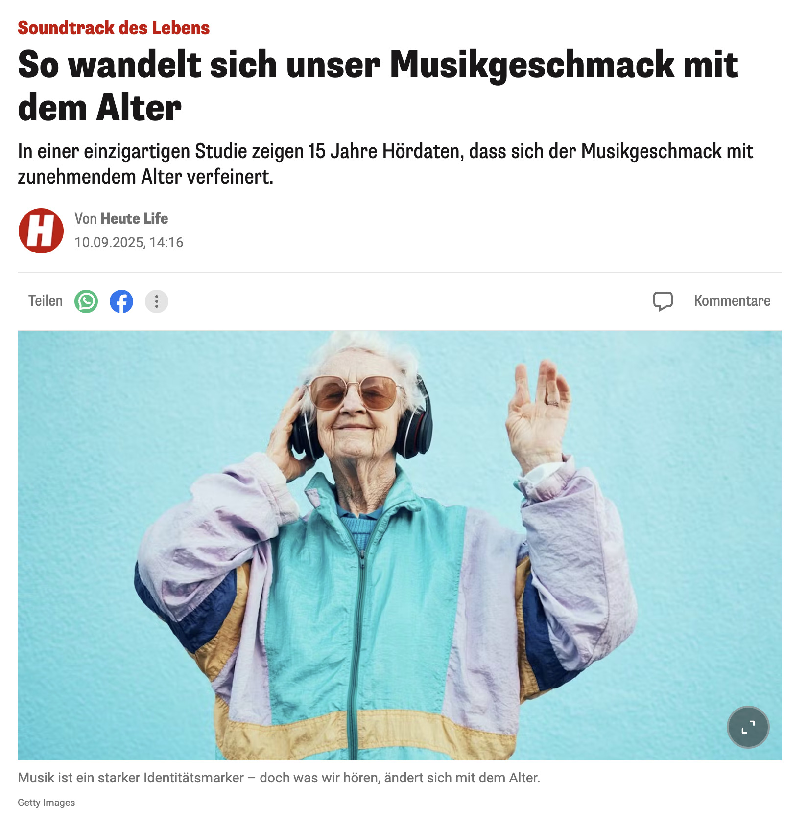 Preview for So wandelt sich unser Musikgeschmack mit dem Alter