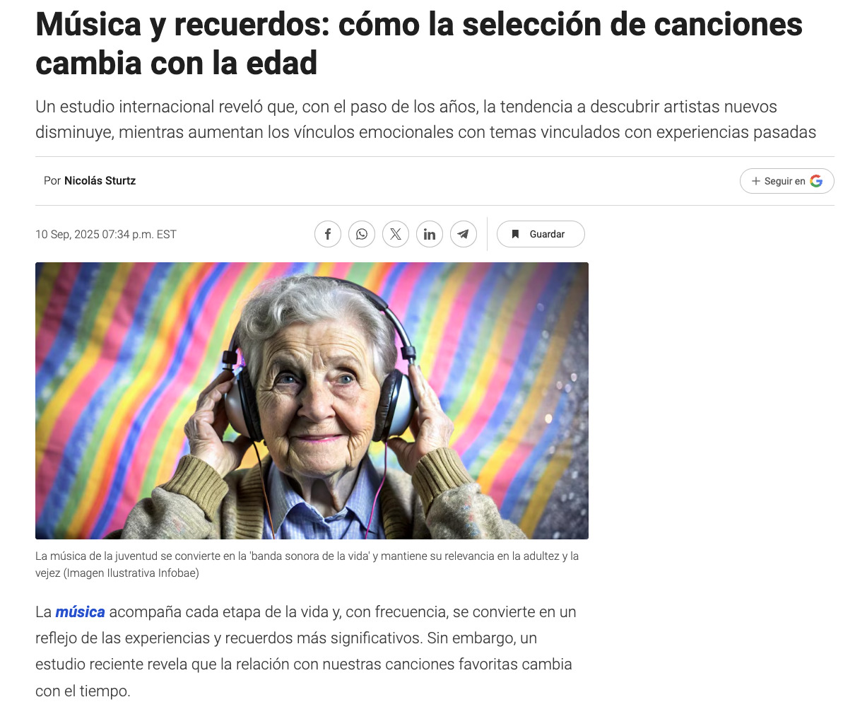Preview for Música y recuerdos: cómo la selección de canciones cambia con la edad