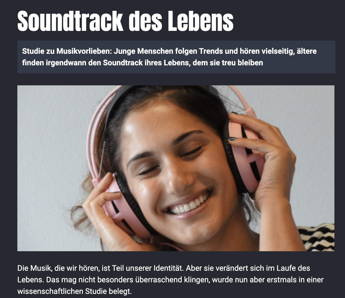 Preview for Soundtrack des Lebens