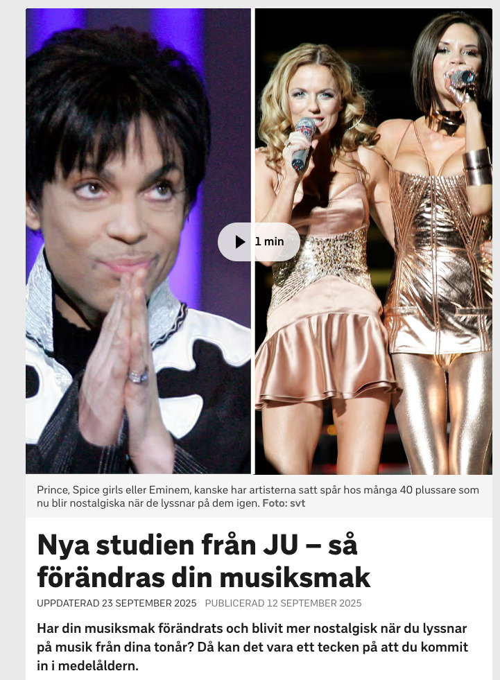 Preview for Ny studie från JU: så förändras din musiksmak